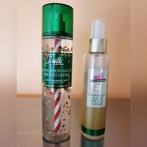 Bath & Body Works Cinnamon Sugar Pretzel Cookie Fragrance Mist & Diamond Shimmer